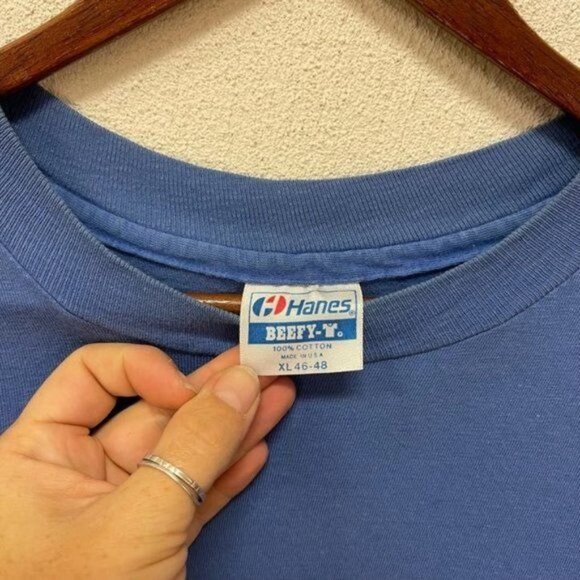 VTG Connelly Water Ski Hanes Beefy-T USA T-Shirt 80s Surf Skate Tee Sz XL - Picture 4 of 5